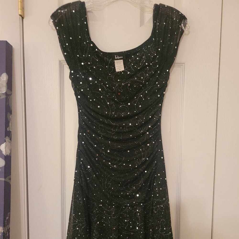 Black Sparkly, Flirty Prom/Party Dress